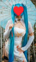 Vocaloid Hatsune Miku Cosplay Kostüm Cheongsam version mitPerücke Baden-Württemberg - Lörrach Vorschau