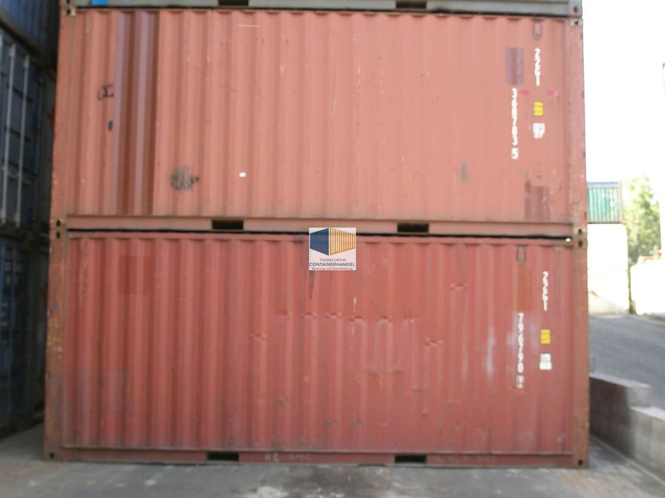 20` / 40` Fuß 6m / 12m Seecontainer - Frankfurt Oder - High Cube Container Lagercontainer Container Magazincontainer Überseecontainer GEBRAUCHT NEUWERTIG NEU in Frankfurt (Oder)