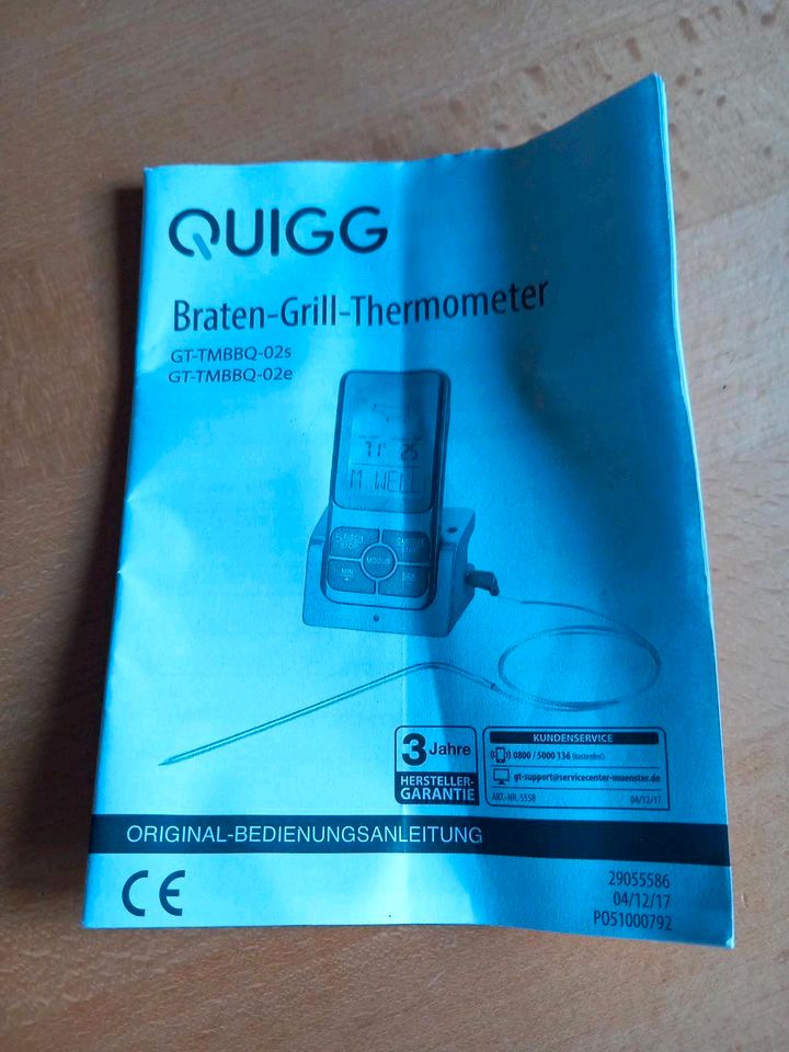Bratenthermometer Grillthermometer in Ringe