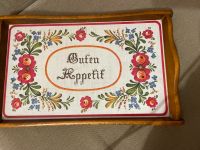 Vintage Tablett, Holz mit Kunststoff, Guten Appetit Berlin - Tempelhof Vorschau