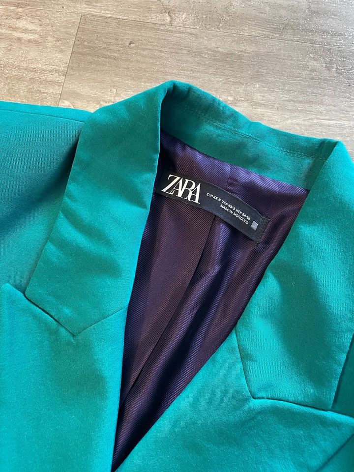 Zara Long Blazer Damen Größe XS-S petrol in Ammerndorf