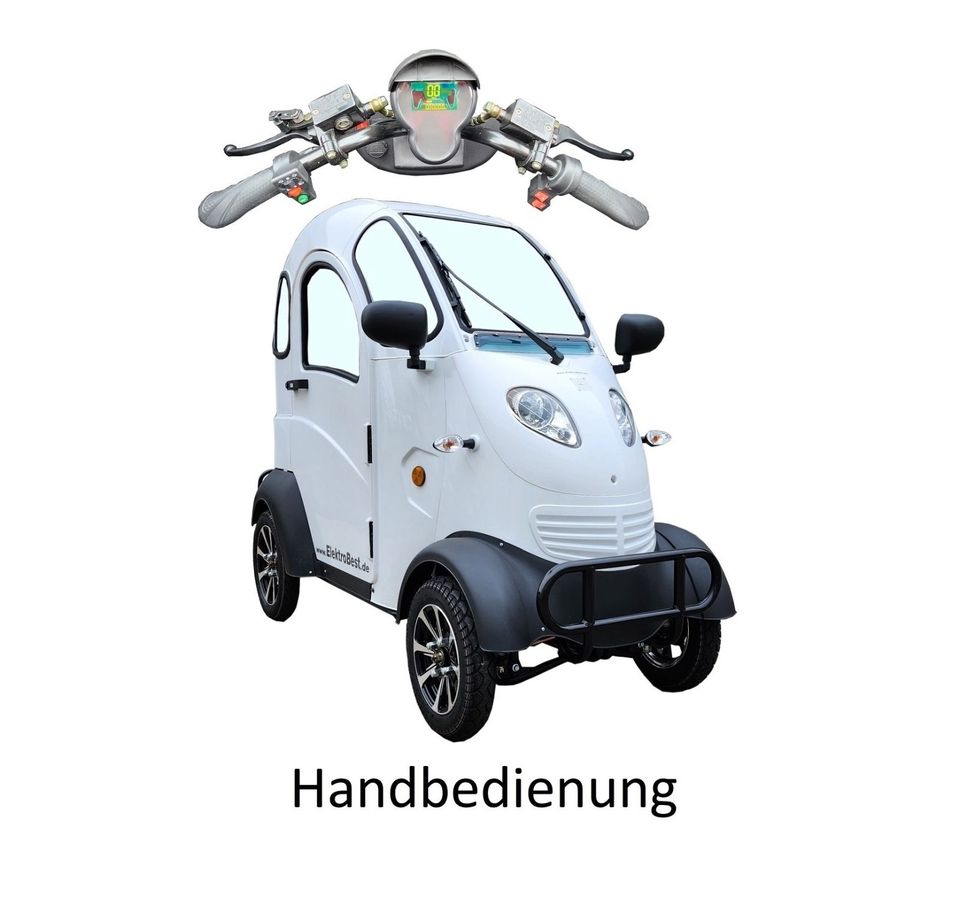 ElektroMobil Vogel 4 Kleinwagen Seniorenmobil KabinenRoller 25kmh in Korschenbroich