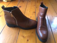 H&M Stiefel Ankle Boots Braun Kunstleder Gold Größe 42 Dresden - Blasewitz Vorschau