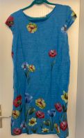 Blaues Kleid mit Blumen Gr. XXL Hessen - Reiskirchen Vorschau