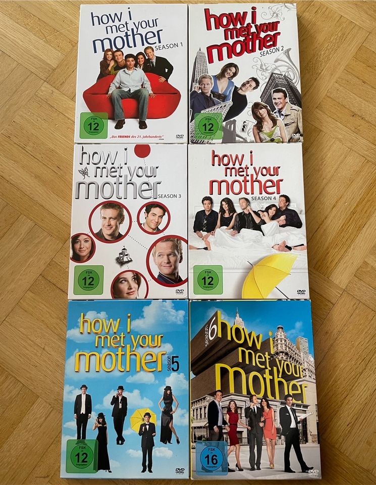 DVDs How I Met Your Mother, Staffel 1 2 3 4 5 6, Serie Season DVD in München