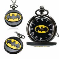 Batman Taschenuhr mit Kette Kettenuhr in Schwarz Taschen Uhr Nordrhein-Westfalen - Krefeld Vorschau