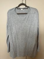 H&M langer Strickpullover Grau S Bayern - Nassenfels Vorschau