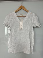 Edc by esprit Bluse süß rüschen gepuffte Ärmel Punkte weiß S M Hessen - Stadtallendorf Vorschau