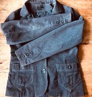 Retro: Cord Blazer, grau-Aubergine, top, 44 Dortmund - Hörde Vorschau