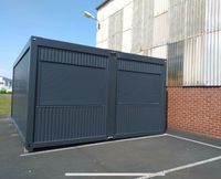 Doppelcontainer - DUO - anthrazit - 6m x 4,88m - SOFORT KAUF Düsseldorf - Stadtmitte Vorschau