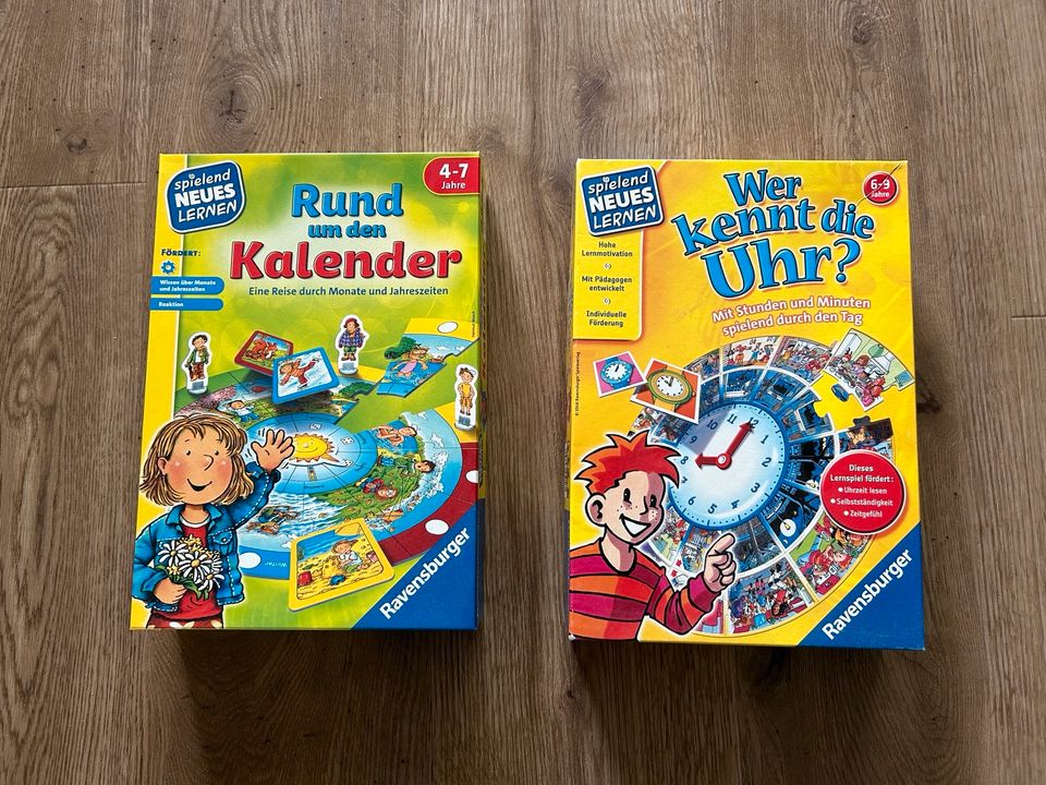 Lernspiele - Rund um den Kalender & Wer kennt die Uhr in Köln