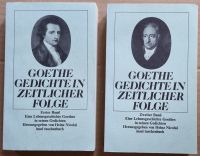 Goethe Gedichte in zeitlicher Folge. Insel Verlag 1981 2 Bände. Hessen - Hanau Vorschau