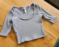 ♡ H&M Basic Top Gr. XS grau TOP erhalten ♡ Brandenburg - Groß Kreutz Vorschau