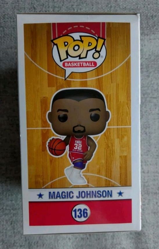 Funko Pop Magic Johnson #136 Special Edition NBA All-Stars Basket in Hamm