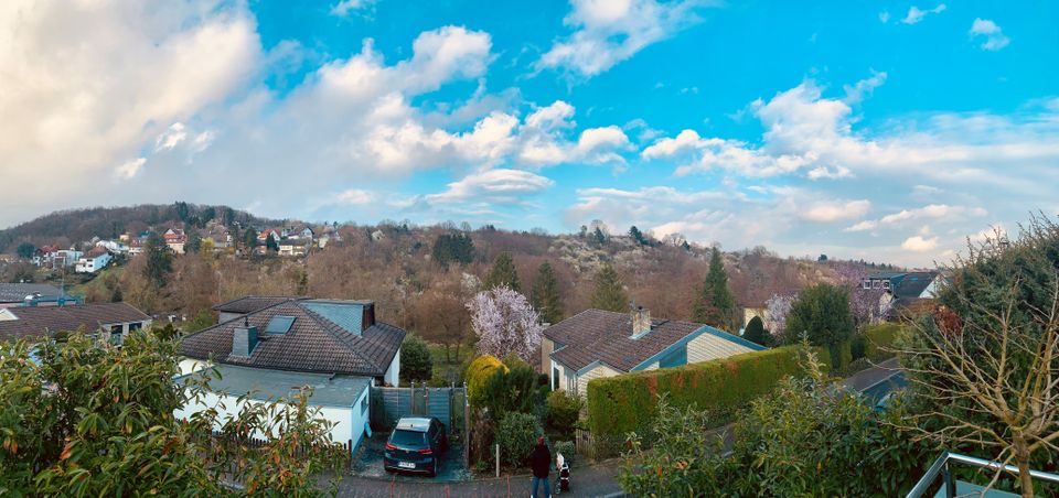 Familienfreundlicher Bungalow mit idyllischer Panoramaterrasse in Bad Soden am Taunus