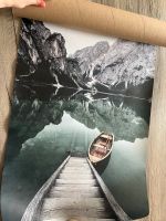 Desenio Poster Kunst Bild Gemälde „Boat in the lake“ 70x50 Düsseldorf - Bilk Vorschau