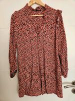 Zara Minikleid oder lange Bluse S 36 Blumen floral schwarz rot Niedersachsen - Moormerland Vorschau