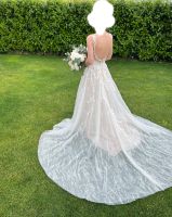 Hochzeit Brautmode Standesamt Brautkleid mit Schleier Gr 34 Sachsen - Taucha Vorschau