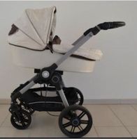 TEUTONIA Kombi-Kinderwagen Leder Optik mit Babywanne + Sportsitz Saarland - St. Wendel Vorschau