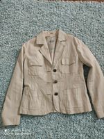 Lederjacke Damen in Creme Weiß Gr.40 Baden-Württemberg - Ubstadt-Weiher Vorschau