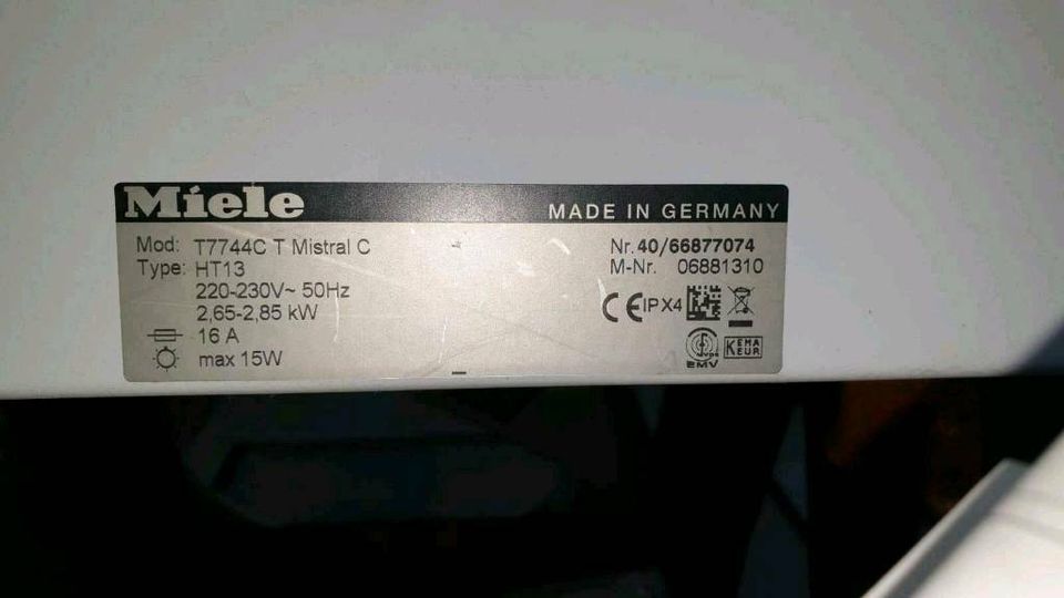 Diverse Ersatzteile für Miele Wäschetrockner T7744C in Bayern - Landshut |  Waschmaschine & Trockner gebraucht kaufen | eBay Kleinanzeigen ist jetzt  Kleinanzeigen