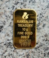 Goldbarren 10 g Feingold KANSALLIS Treasury Staatsschatz Finnland Rheinland-Pfalz - Jugenheim in Rheinhessen Vorschau