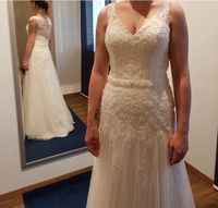 Brautkleid mit Perlenbestickung- ungetragen Bayern - Polsingen Vorschau