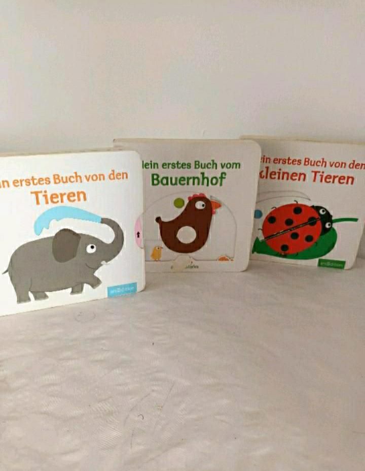 Pappbilderbücher mit Schiebern Montessori Themenmaterial Tiere in Langenzenn