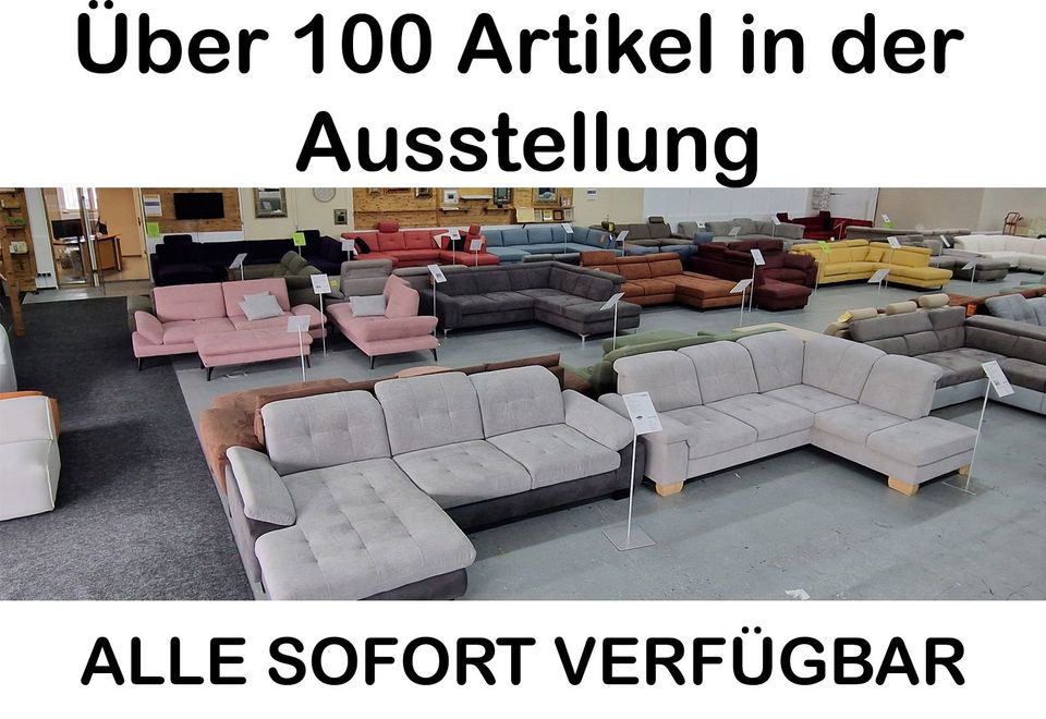 Wohnlandschaft | Ledersofa | Ecksofa | Polsterecke | Sofa in U-Form | sofort verfügbar | Couchlet Frankfurt in Frankfurt am Main