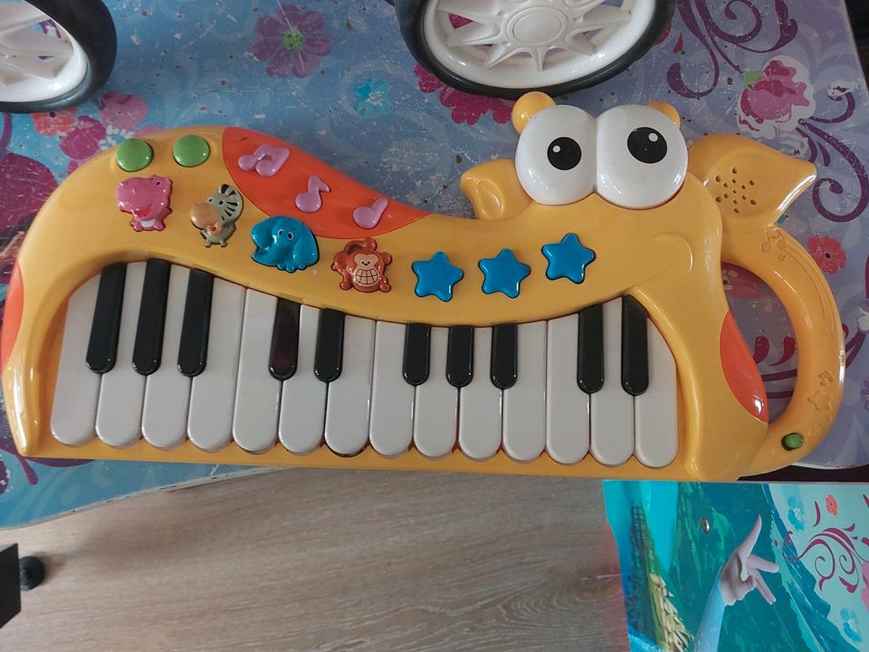 Kinderkeyboard Musikinstrument Melodie Tiergeräusche Keybord Spaß in Weißensee