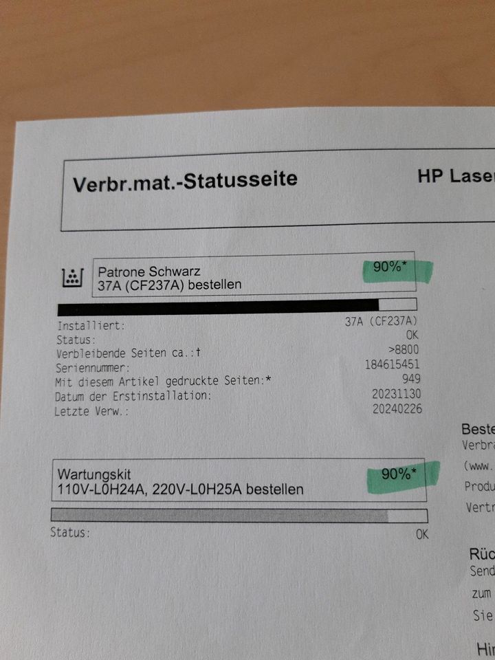 HP LaserJet Enterprise M608, Laserdrucker in Bochum