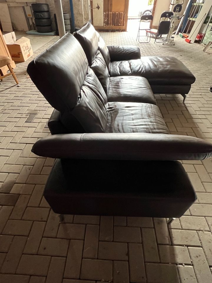 Sofa Kunstleder braun in Salzgitter