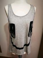Tanktop / H & M / grau Frauen S Hessen - Hirzenhain Vorschau