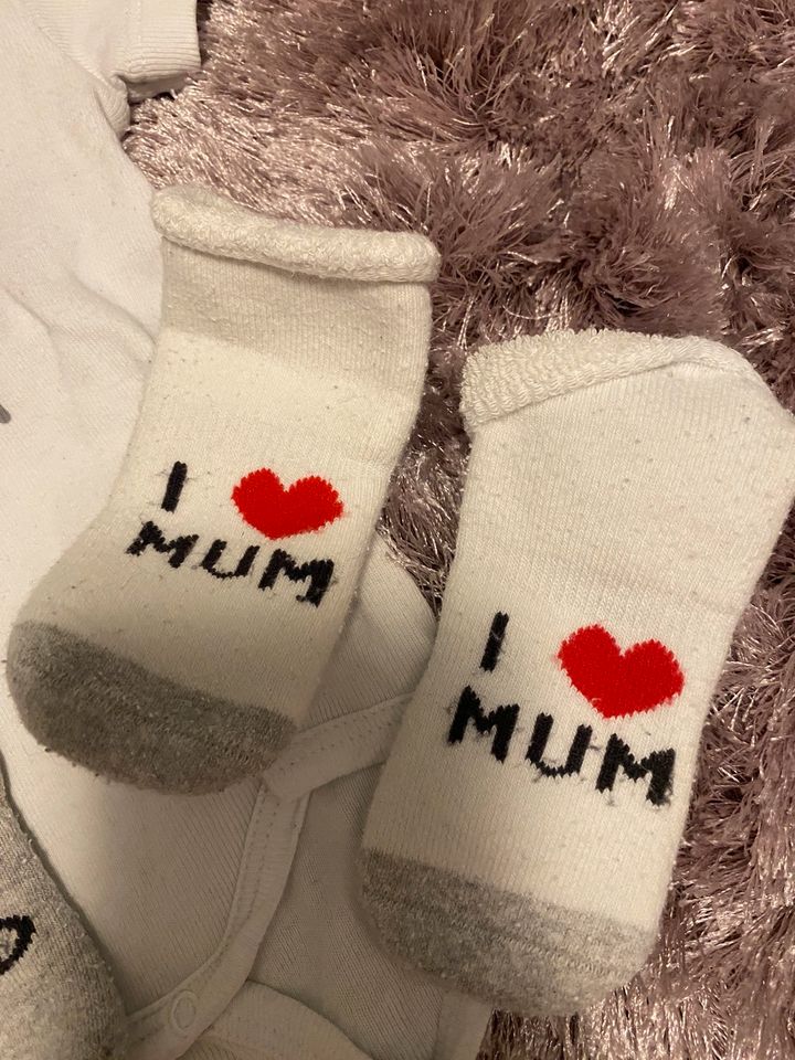 Body und Socken I love Mum and Dad in Hamminkeln