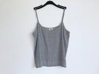 Weekday Slip Top Trägertop L schwarz-weiß Grafisch Abstrakt Dresden - Schönfeld-Weißig Vorschau