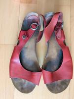Jonny's Eco Sandalen/Peep Toes, Gr. 40, tot, Leder, Fußbett Berlin - Niederschönhausen Vorschau