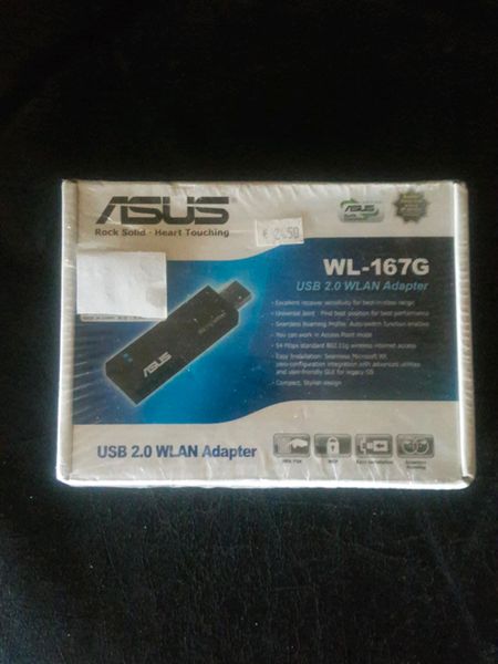 NEU Asus USB Wlan Adapter WL-167G 54Mbps 802.11 g/b Neu in Düsseldorf -  Bezirk 1 | Netzwerk & Modem gebraucht kaufen | eBay Kleinanzeigen ist jetzt  Kleinanzeigen