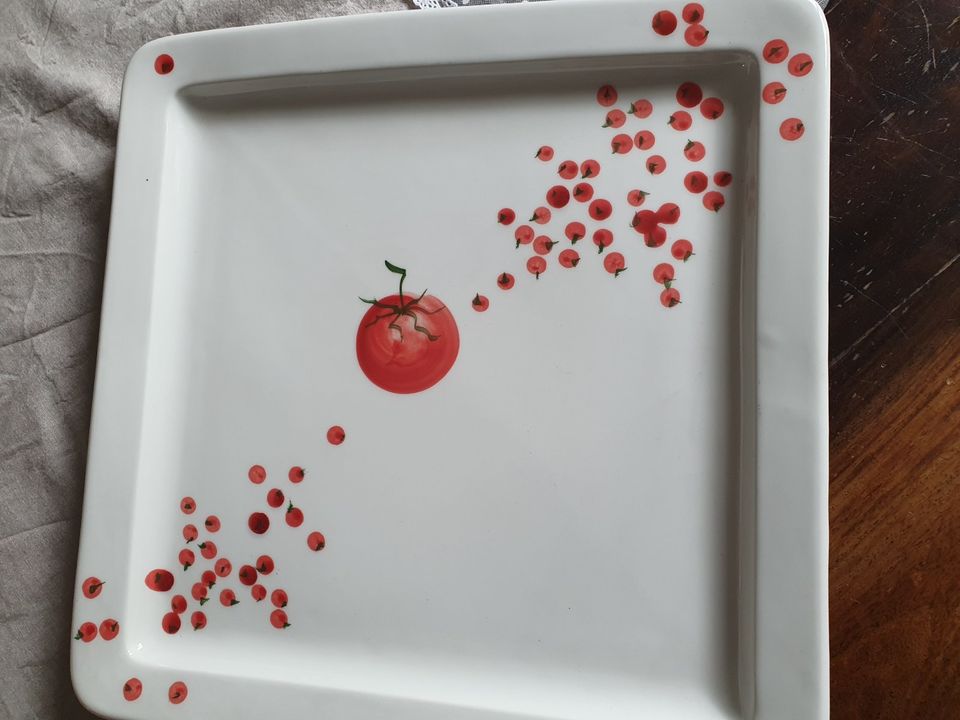 2 x Servierplatten Neu ! Tomate +  Hummerdesign in Ennepetal