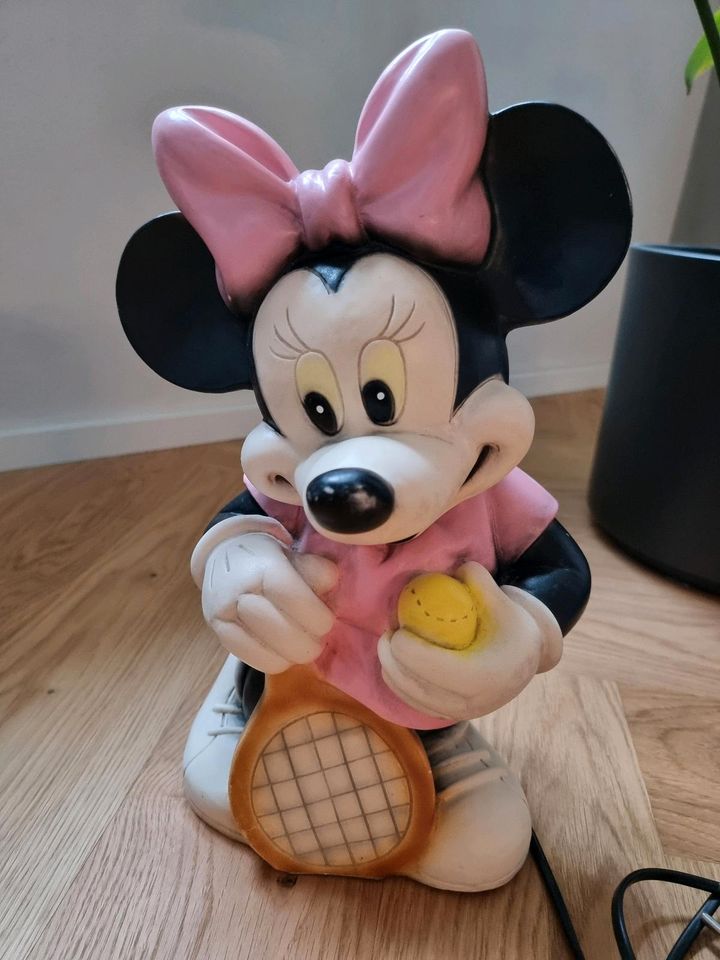 Disney Minnie Mouse Lampe Vintage alt Tennis rosa Maus Stehlampe in Dresden