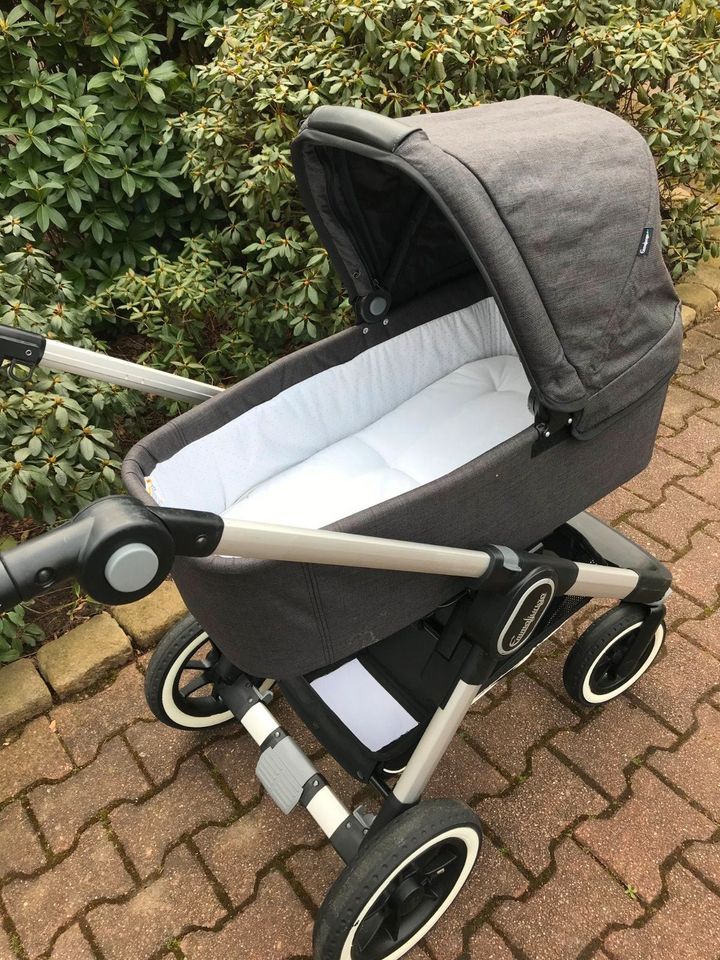 Emmaljunga NXT 90 Kombi Kinderwagen Grau Buggy in Gelsenkirchen