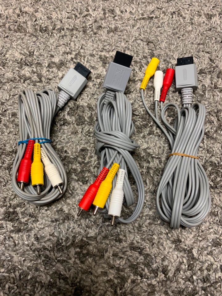 Original Nintendo Wii RVL-009 AV-Kabel TV Videokabel TOP✅ in Wöllstein