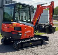 Minibagger 3,0 to. Kubota K030-4 zu vermieten, Bagger mieten Rheinland-Pfalz - Schiesheim Vorschau