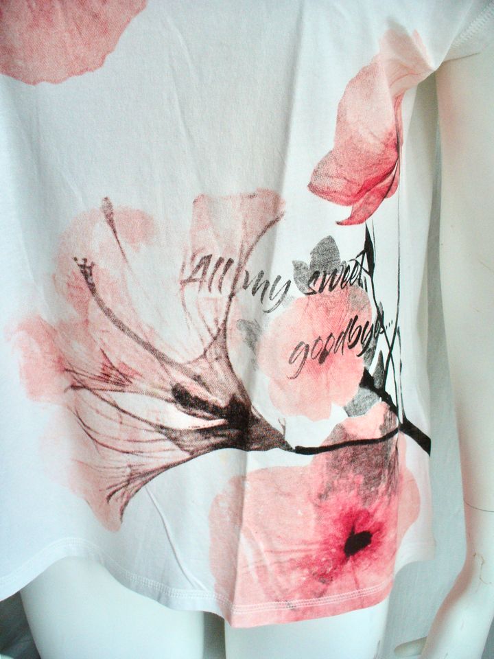 T-Shirt mit Blumen-Muster von Soyaconcept Gr. XL in Trittau