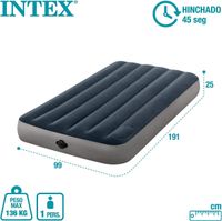 Intex Luftbett mit Pumpe 1 Person Erwachsene Reisebett Gästebett Essen - Stoppenberg Vorschau