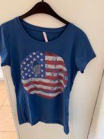 Fishbone L T-Shirt blau rot Flagge Nordrhein-Westfalen - Langenfeld Vorschau