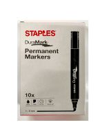 68 10er Packungen Staples DuraMark Permanent Marker 1-5mm schwarz, Großhandelwaren kaufen Restposten kaufen Thüringen - Tanna Vorschau