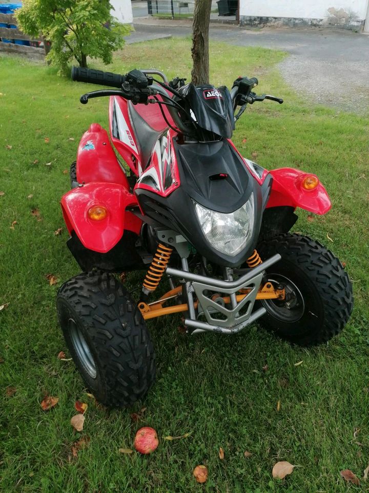 Quad Aeon Revo R50 50ccm 45Km/h Straßenzulassung in Malsfeld