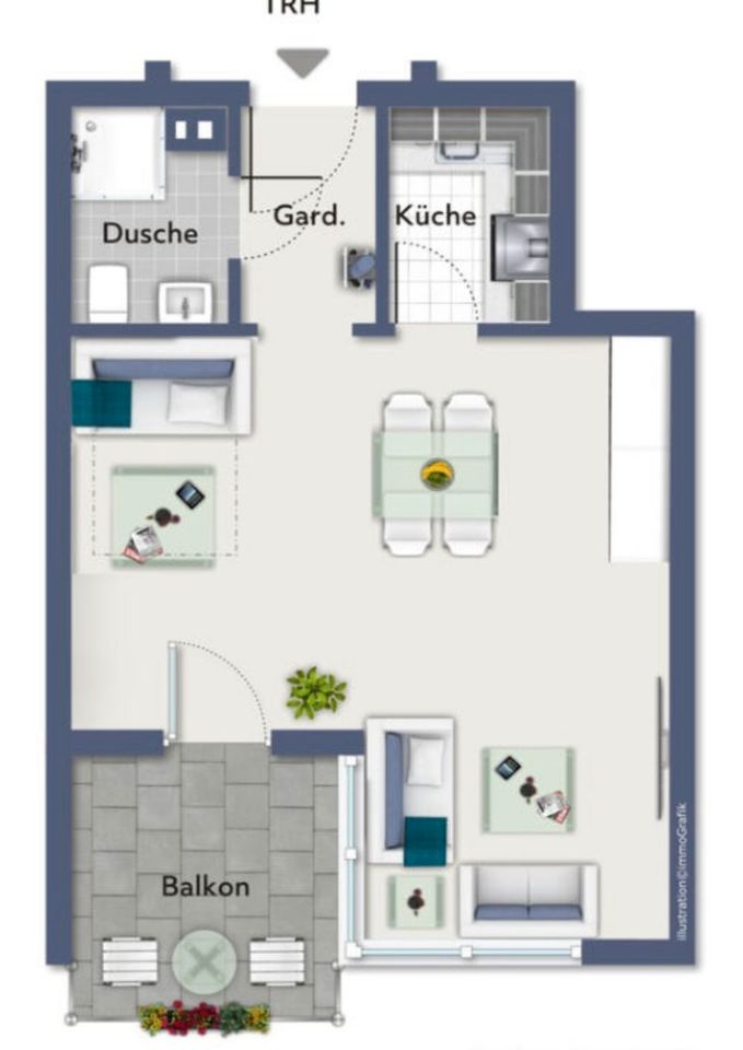 1,5 Zimmer Wohnung in Beuren zu vermieten. in Frickenhausen