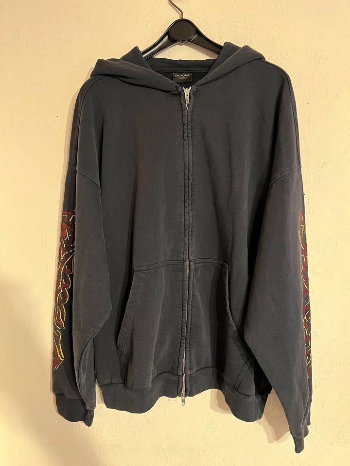 Balenciaga Offshore Zip Up Hoodie M in Alsheim