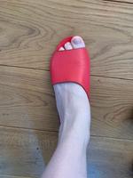 Sandalen rot Größe 38 Hessen - Kalbach Vorschau